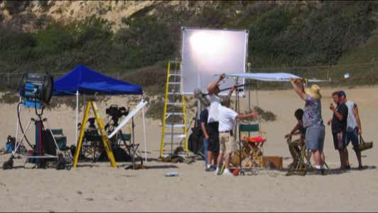 Malibu Beach Filming